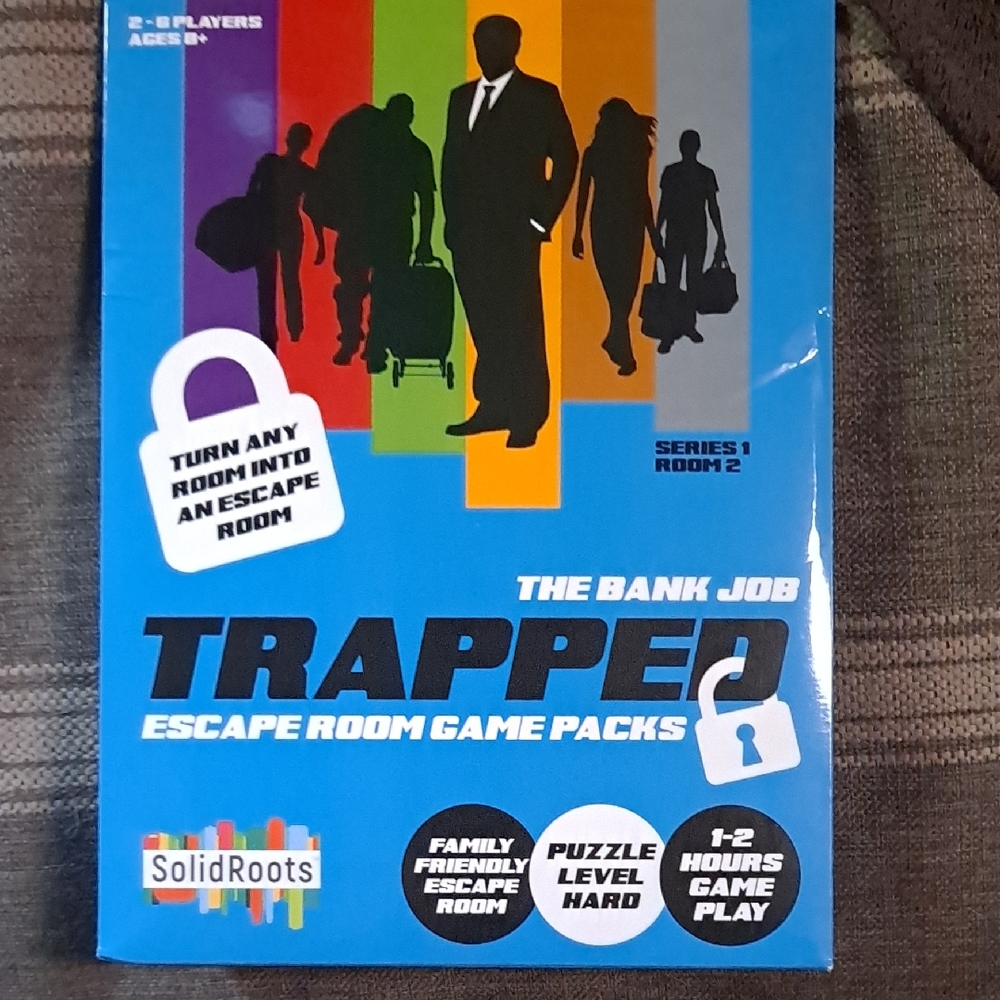 Trapped Escape Room Game Pack - The Bank Job